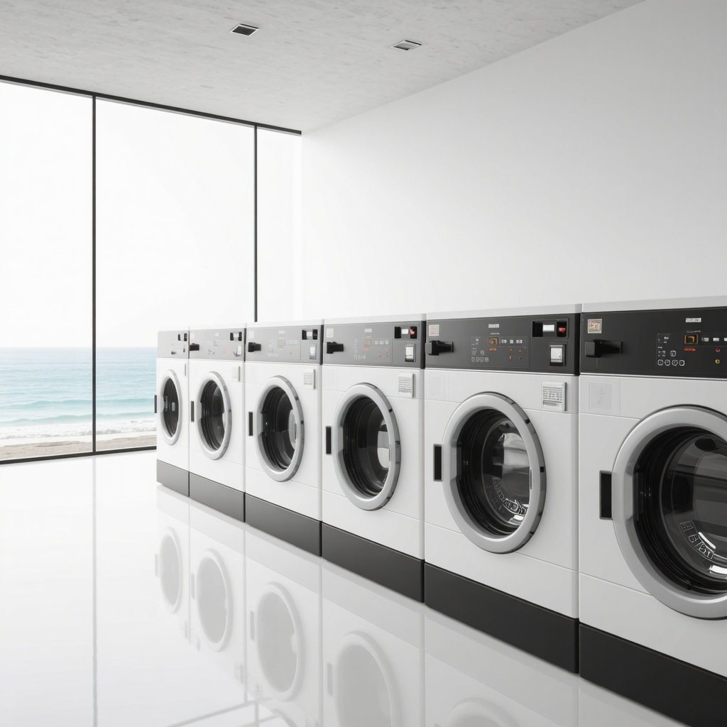 Eco-friendly laundry facility with enzymatic detergents and sustainable practices in Crystal Beach