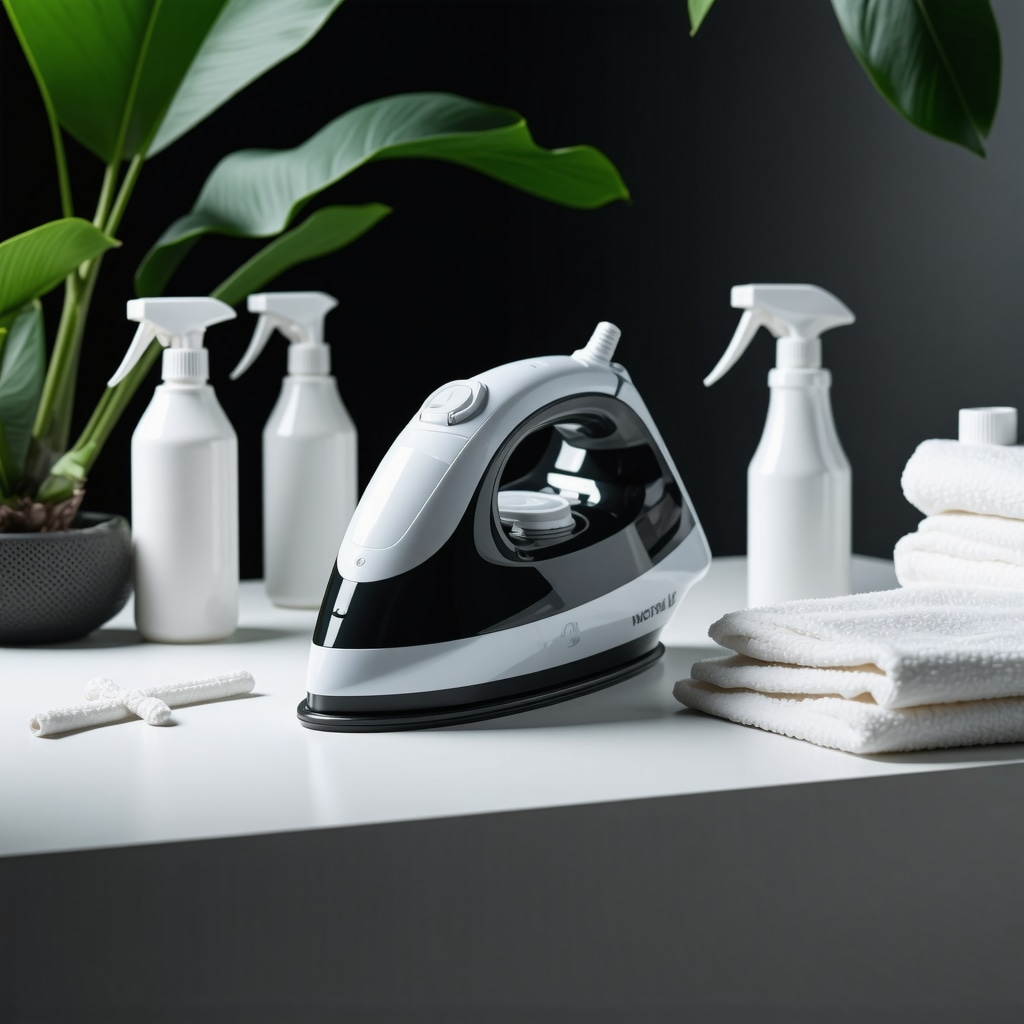 Smart iron equipped with sensors and eco-friendly bio-based ironing aids in sustainable textile care environment