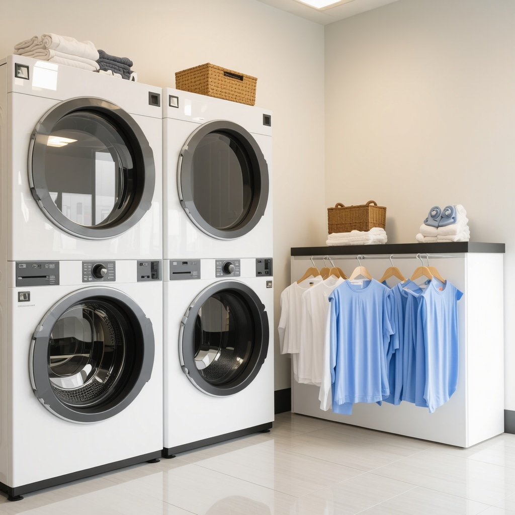 Advanced eco-friendly dry cleaning equipment and baby clothes in Tampa facility