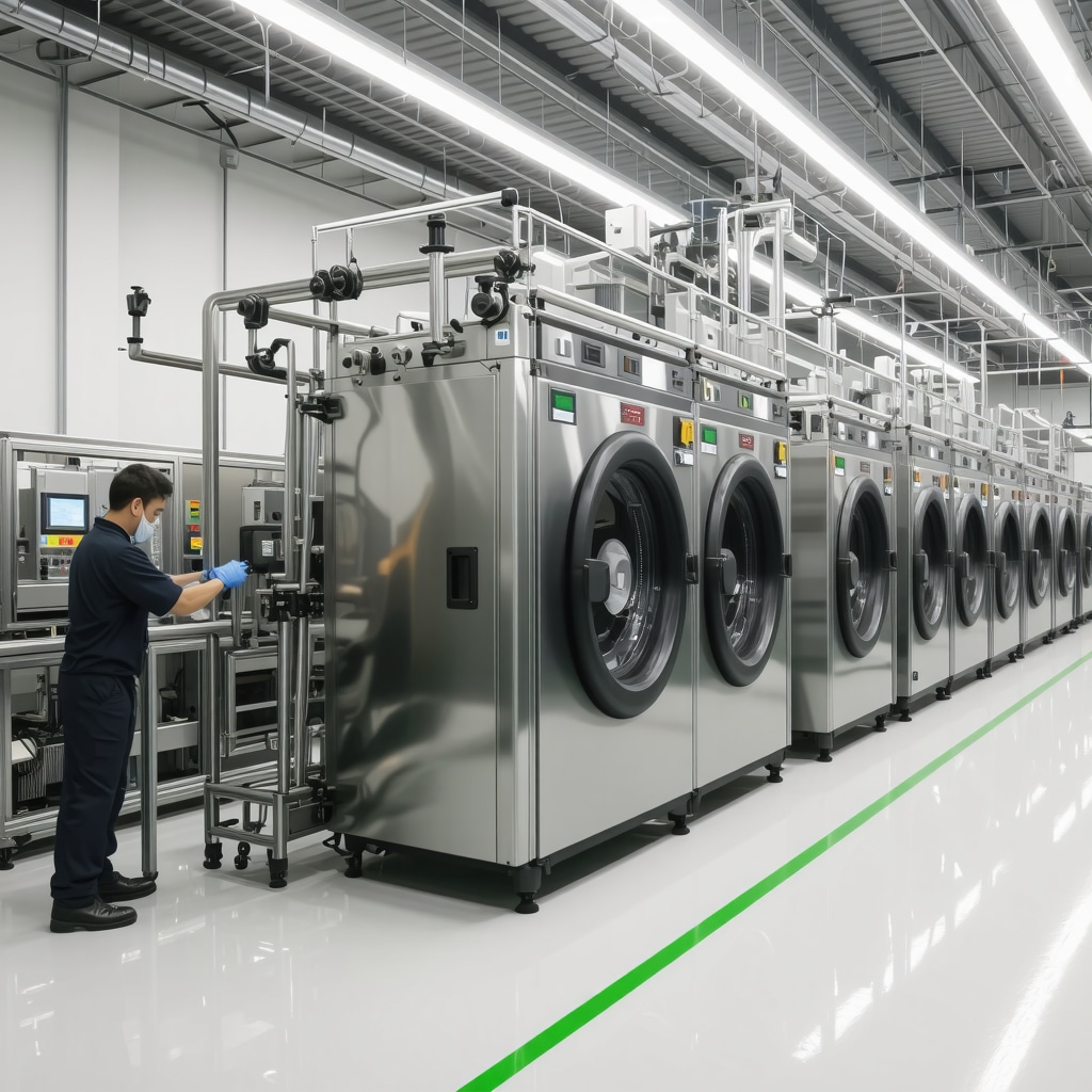 Modern green dry cleaning plant using solvent recycling and biodegradable surfactants