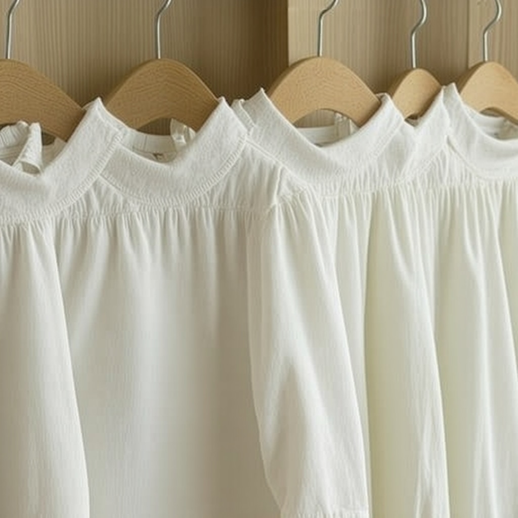 Baby clothes being cleaned with plant-based solvents in an eco-friendly dry cleaning facility