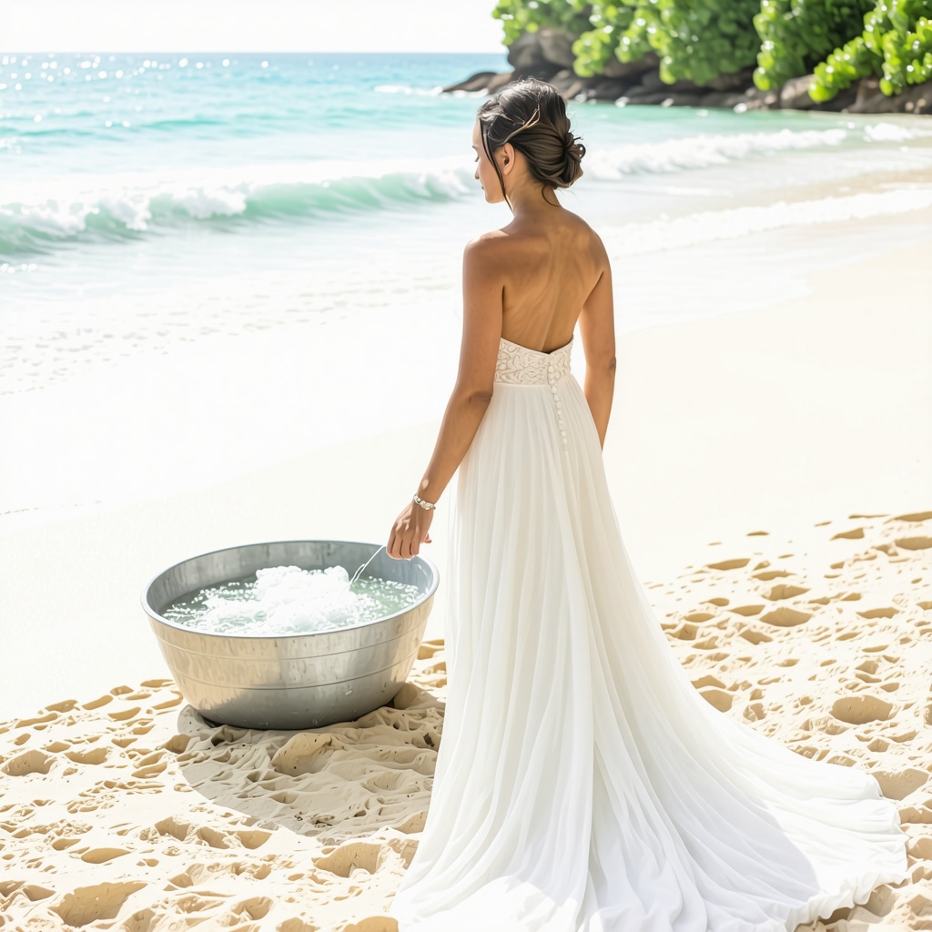Eco-Friendly Wedding Gown Cleaning at Crystal Beach FL