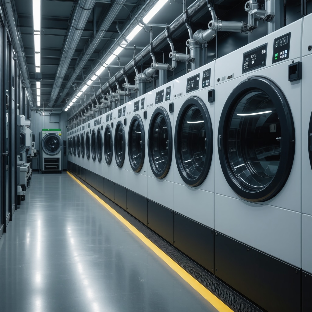 Advanced eco dry cleaning technology integrating biocatalysis and AI systems for sustainable textile care