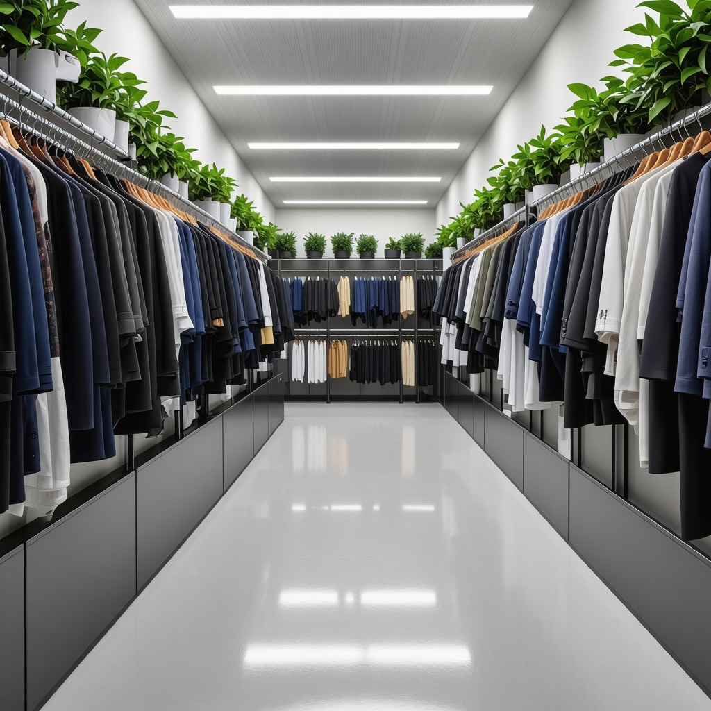 Eco-friendly luxury dry cleaning facility with advanced biodegradable cleaning technologies in Tampa