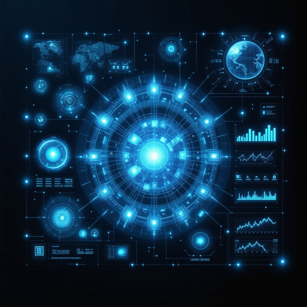 Close-up of uniform fabric with nanosensors and digital data display representing advanced non-toxic fabric care