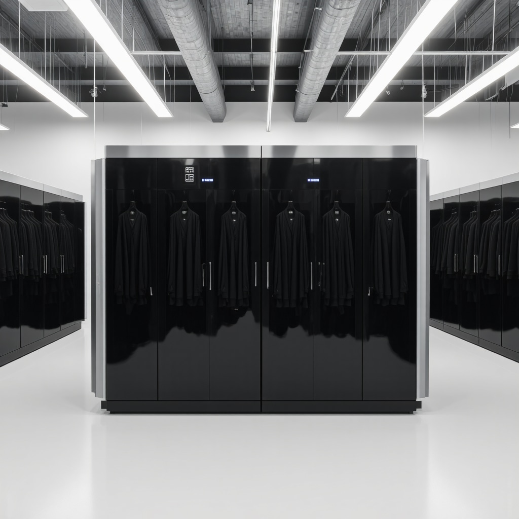 Modern eco dry cleaning facility in Tampa showcasing enzyme technology and AI-operated sustainable machines
