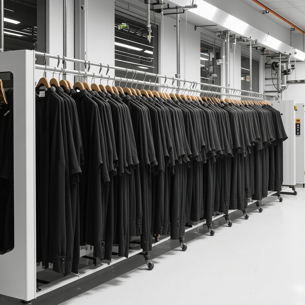 Modern eco-friendly dry cleaning machinery using green solvents