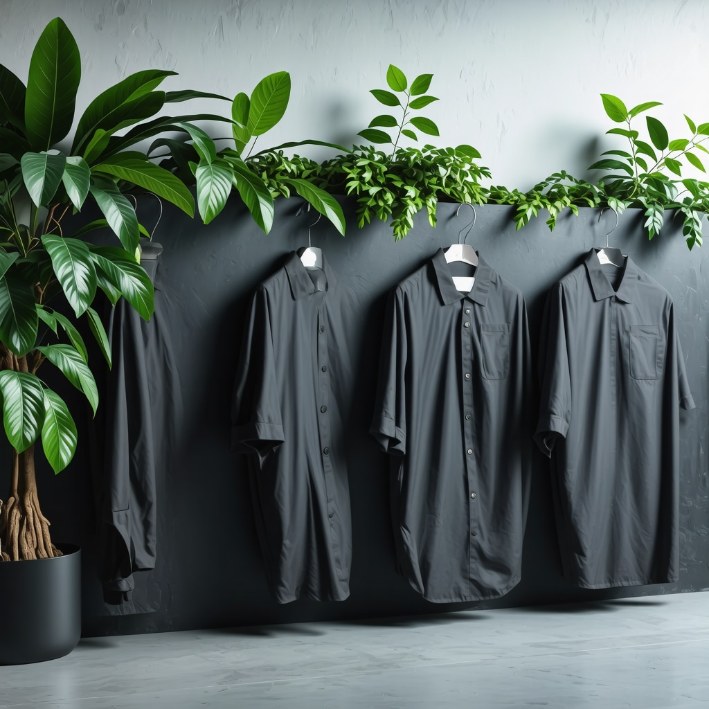 Eco-friendly dry cleaning process using plant-based solvents and biodegradable detergents