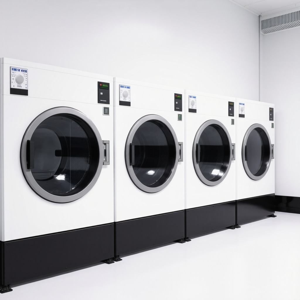 Modern eco dry cleaning plant in Tampa utilizing nanotechnology and AI for sustainable garment care