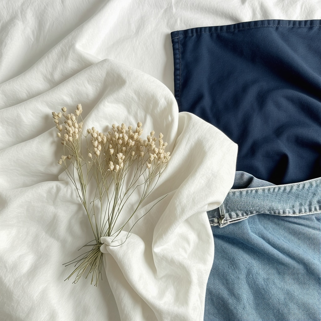Eco-conscious laundry practices with natural detergents and delicate fabrics