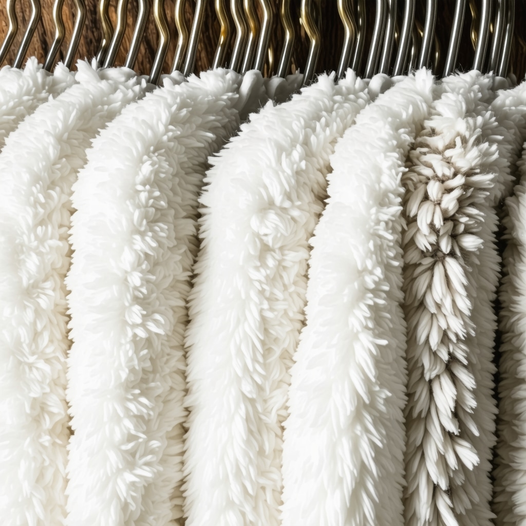 Wool garment being cleaned with plant-based solvents in a modern eco-friendly dry cleaning facility near Odessa