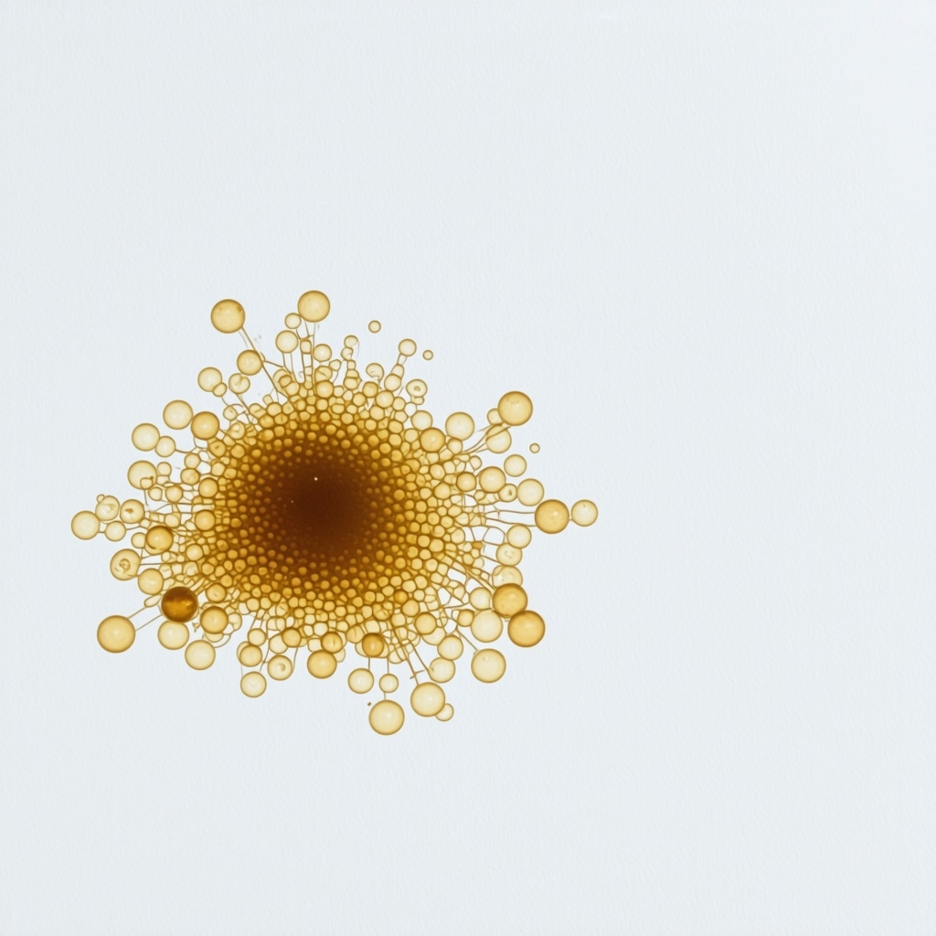 Close-up of enzyme stain removal process on delicate fabric
