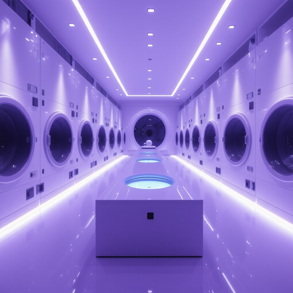 High-tech dry cleaning facility utilizing nanotech and AI in Tampa