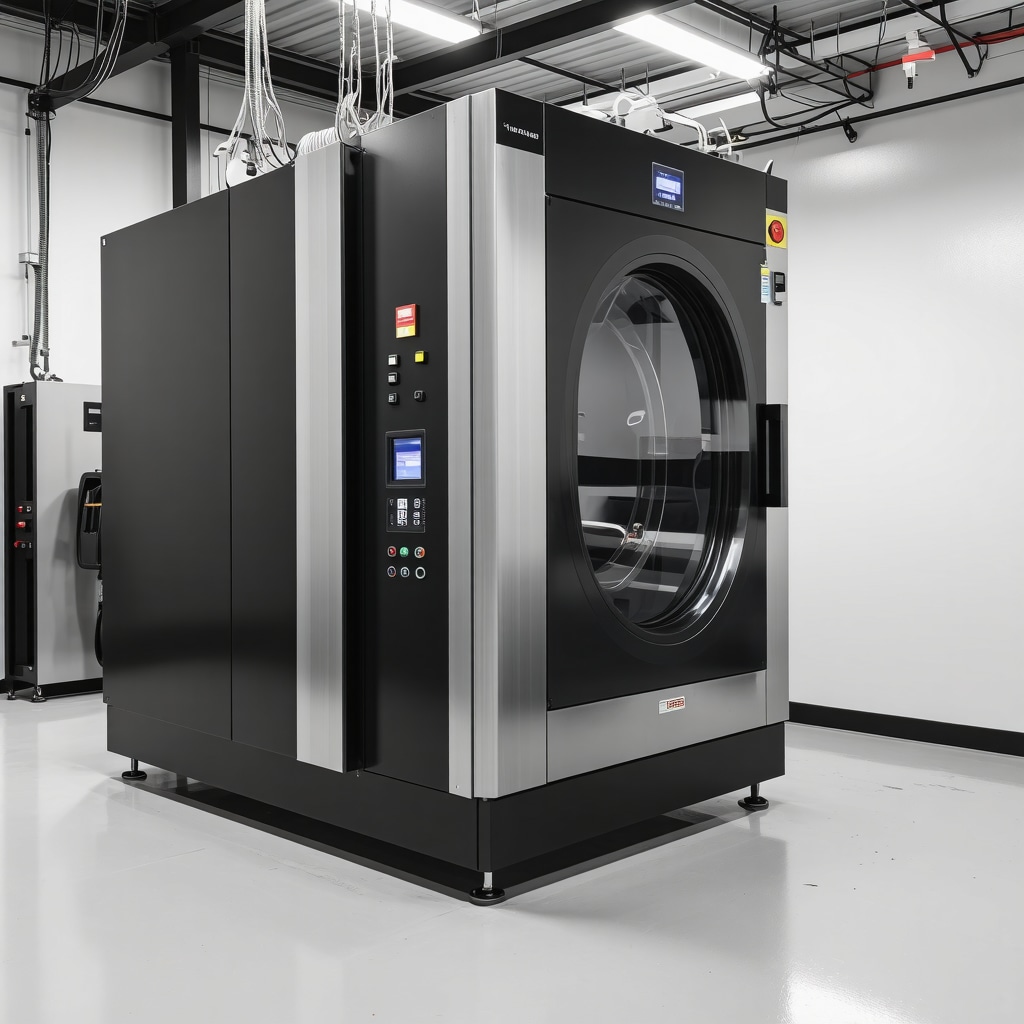 Modern dry cleaning machine utilizing supercritical CO2 technology in Tampa FL