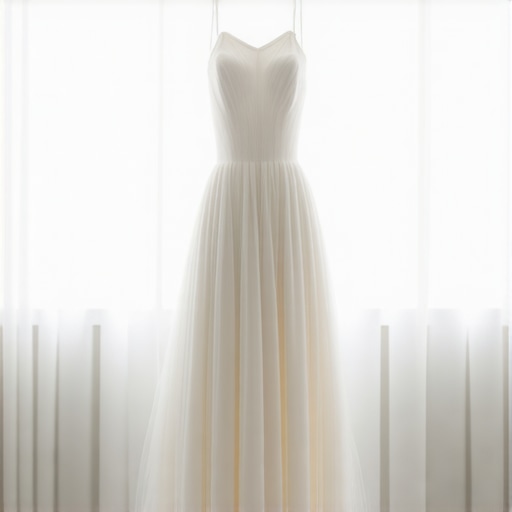 Vintage gown being cared for with natural, eco-friendly techniques