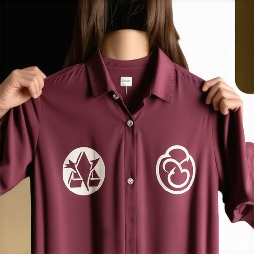 Person inspecting a delicate silk blouse after eco-friendly cleaning