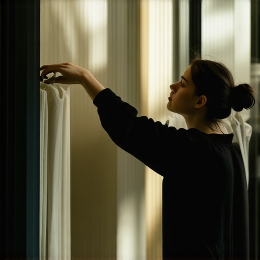 Technician using plant-based solvents on delicate vintage fabrics in a modern eco-dry cleaning facility.