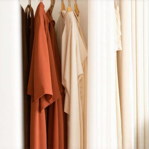 High-end fashion clothing being treated with eco-friendly dry cleaning techniques