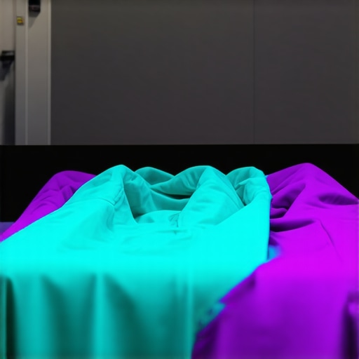 Scientist applying bio-based cleaning solutions to luxury fabric in eco-friendly dry cleaning process