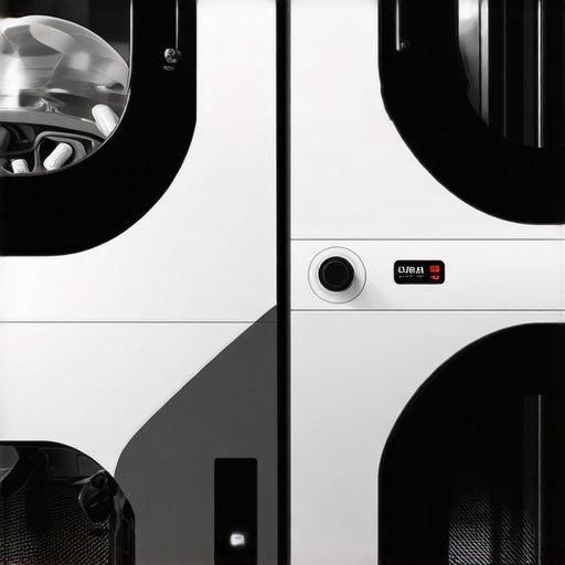 Modern eco-friendly dry cleaning machine using biodegradable capsules and liquid CO2 technology in a sustainable facility.