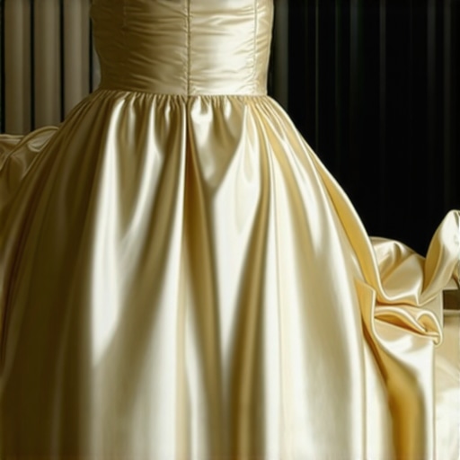 Vintage silk gown being gently cleaned using eco-friendly methods