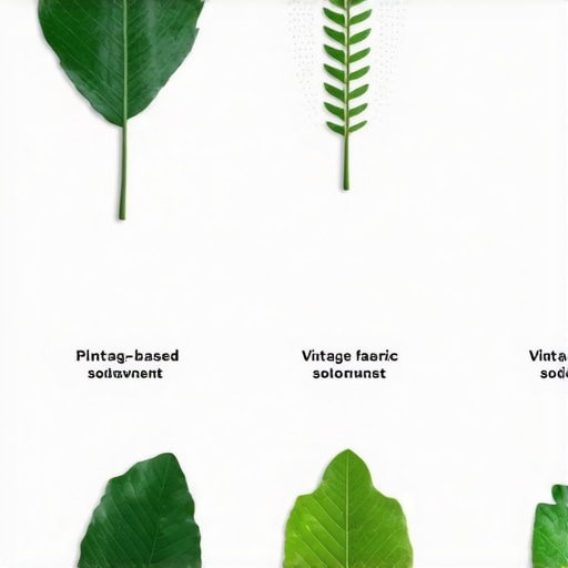 Eco-friendly garment cleaning process using plant-based solvents on vintage fabric