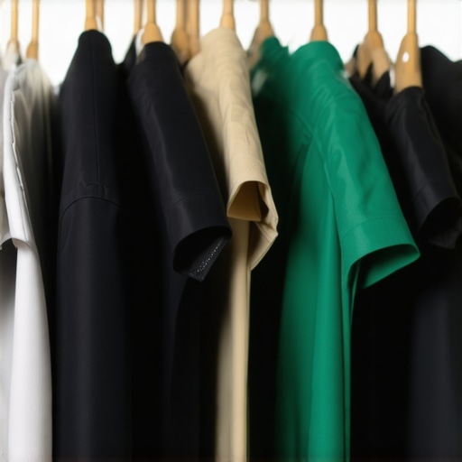 Image of sustainable dry cleaning pickup service using green garment bags in Palm Harbor, Florida