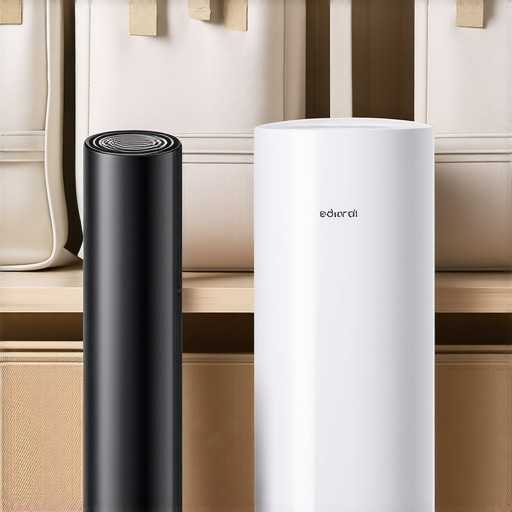 High-quality garment steamer and organic storage bags for sustainable clothing maintenance.