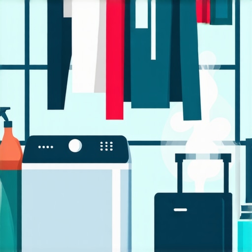 Eco-Friendly Garment Cleaning Tools Ultrasonic and steam cleaning equipment used for sustainable garment care