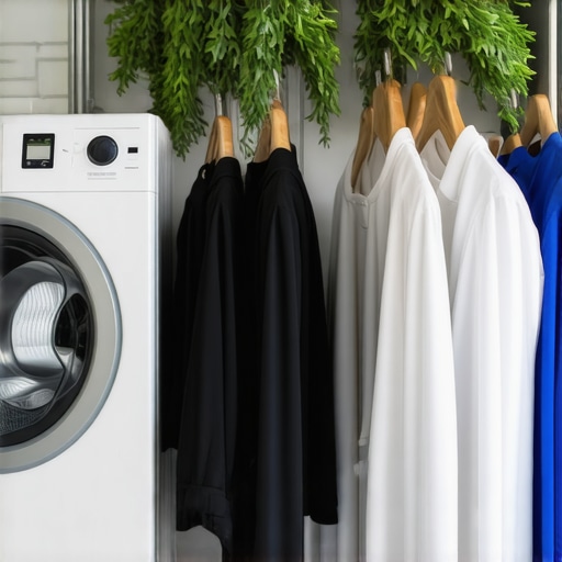 A green-certified dry cleaning shop using plant-based cleaning solvents