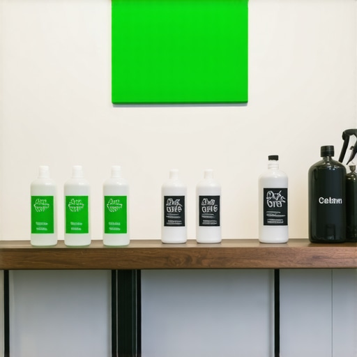 Interior of Tampa eco dry cleaner showcasing natural cleaning processes and green certifications.