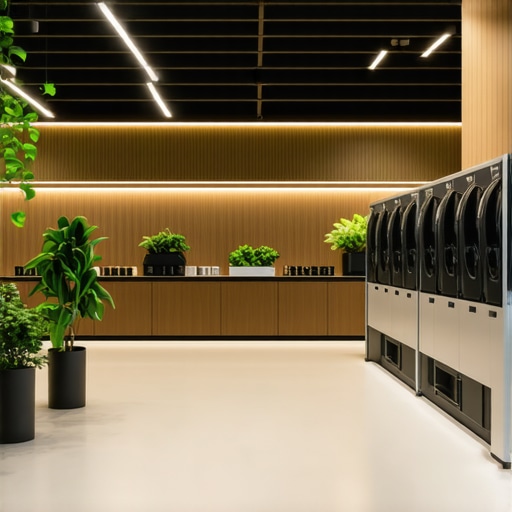 Modern eco-friendly dry cleaning equipment using plant-based solvents